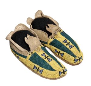 Native American Beaded Moccasins for Powwow