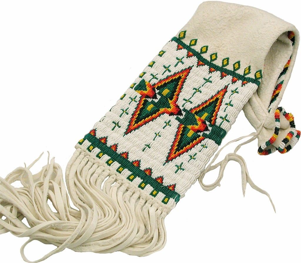 Native American Beaded Bag for Powwow