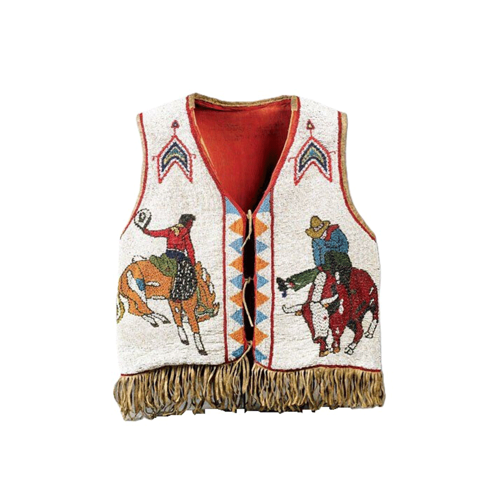 powwow regalia beaded vest